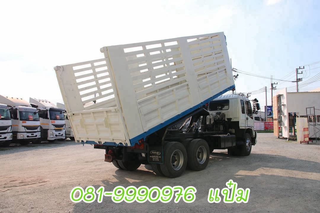 🚚สิบล้อดั้มพ์ ปี 2551 สองเพลา อู่เอสเคที ISUZU FXZ 320 แรงม้า ราคา 990,000.-(7387)