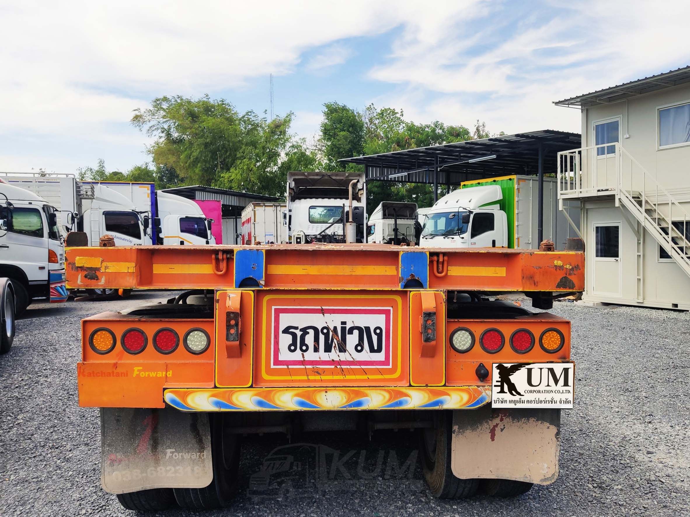 หางพื้นเรียบ สามเพลา ปี 62
