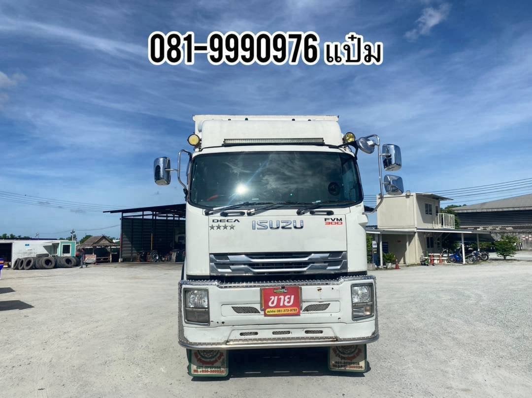 🚌สิบล้อตู้สิบบาน ปี 2562  ISUZU FVM 300 แรงม้า  Sาคา 1,790,000.-(0634)