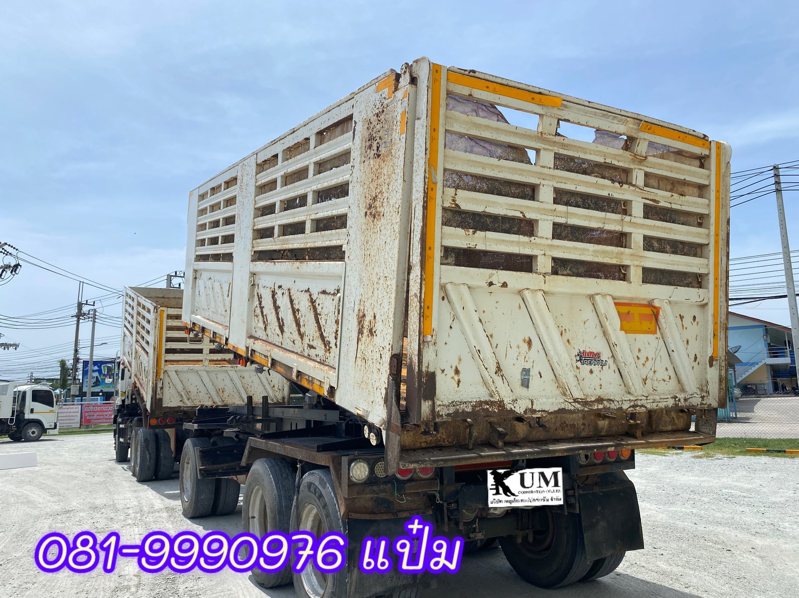 🚚 สิบล้อดั้มพ์พ่วงเเม่ลูก ปี 2565 ISUZU FXZ 360 แรงม้า ราคา 2,750,000.-(3843)(3844)