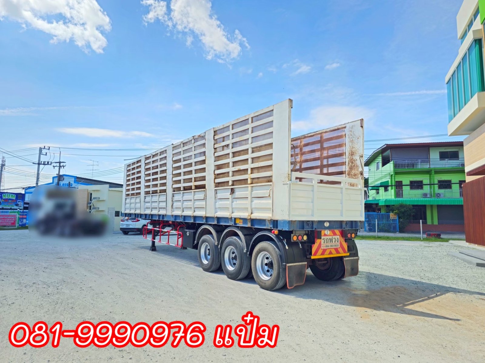 🚚หางคอก สามเพลา ปี 2565 อู่วาฟา ราคา 390,000.-(4421) 🚚หางคอก สามเพลา ปี 2565 อู่วาฟา ราคา 390,000.-(4421)