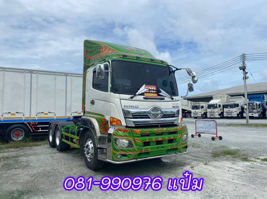 🚚สิบล้อหัวลาก สองเพลา HINO รุ่น FM2P 380 แรง ปี 2562 Sาคาตามสภาพ 1,640,000.-(7351)