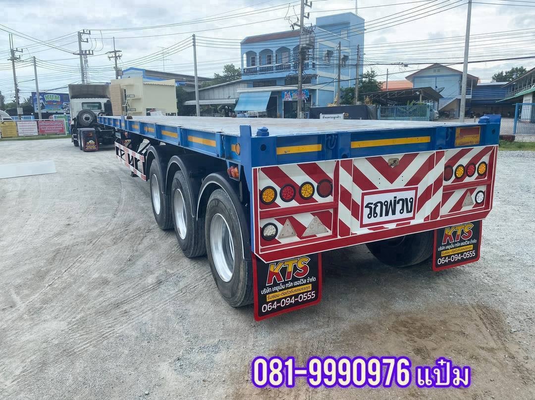 🚚 หางพื้นเรียบ ปี 2564 อู่ เสรีชัยพัฒนา ใส่ตู้ 40 ฟุต ราคา 420,000.-(4380) 🚚 หางพื้นเรียบ ปี 2564 อู่ เสรีชัยพัฒนา ใส่ตู้ 40 ฟุต ราคา 420,000.-(4380)