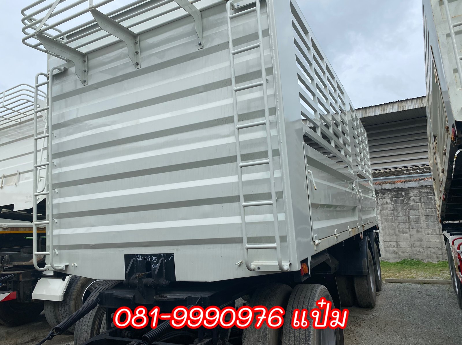 🚚หางคอกเกษตร สามเพลา ปี 2564 อู่เอส เค ที ขอนเเก่น ขนเกษตร ราคา 390,000.-(0735) 🚚หางคอกเกษตร สามเพลา ปี 2564 อู่เอส เค ที ขอนเเก่น ขนเกษตร ราคา 390,000.-(0735)