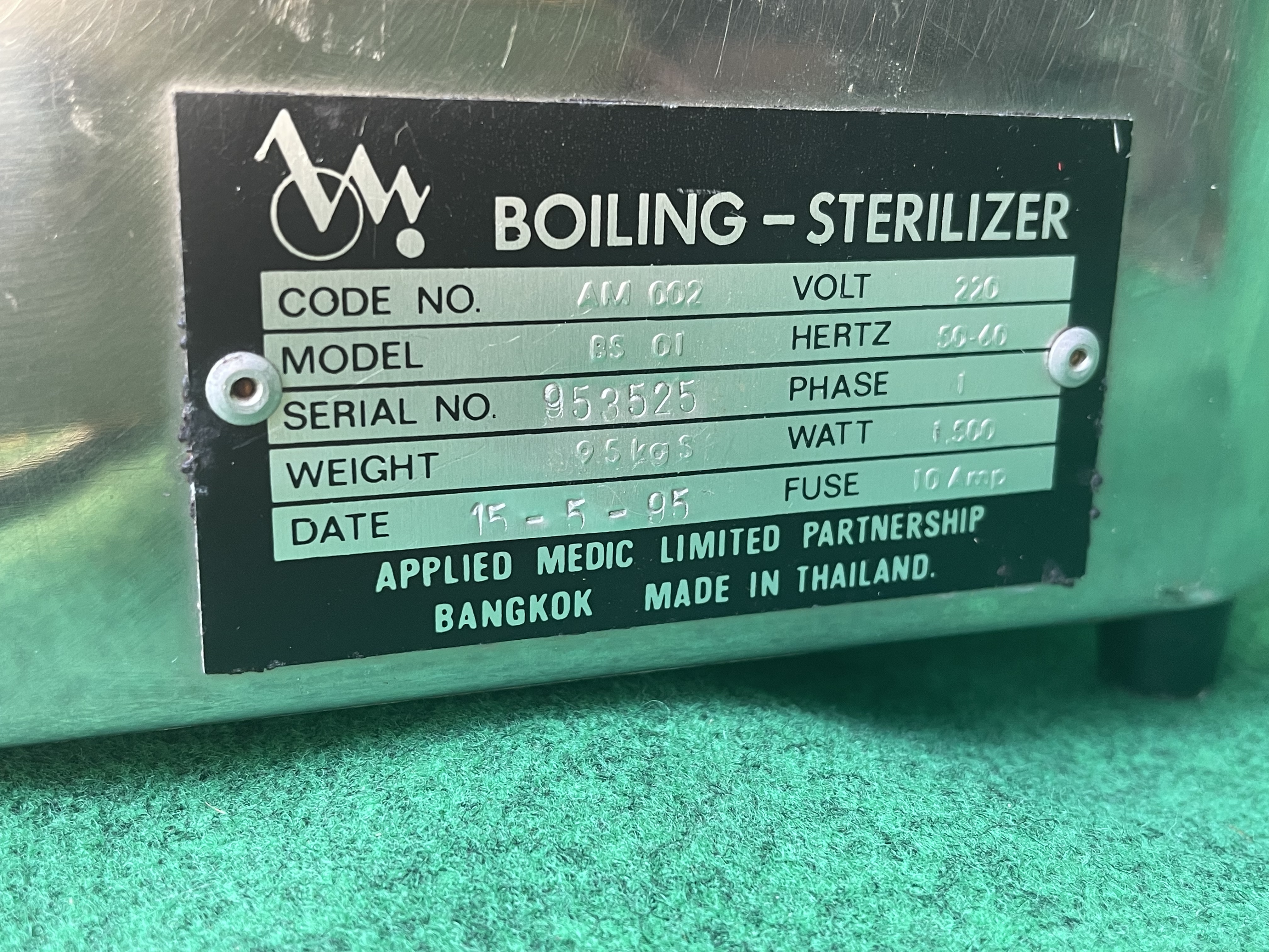 ขายหม้อต้มเครื่องมือแพทย์BOILING STERILIZER 1500W