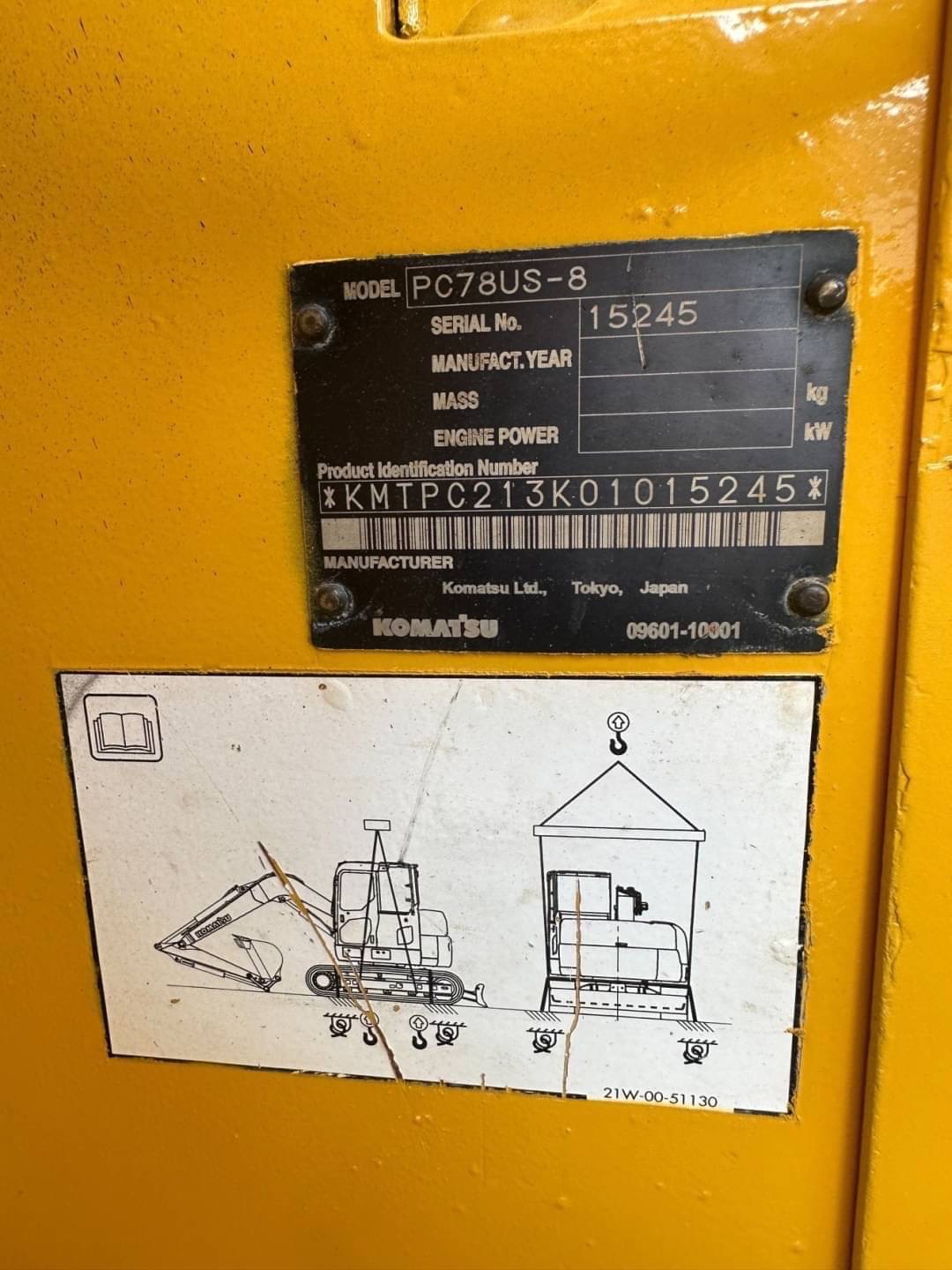KOMATSU pc 78 us -8 ชั่วโมงทำงาน 8,000 ชม. ไฟฟ้าครบ เครื่องดี ปั้มแรง เอวแน่น ช่วงล่างสวย แอร์เย็น รถสวยพร้อมใช้งาน KOMATSU pc 78 us -8 ชั่วโมงทำงาน 8,000 ชม. ไฟฟ้าครบ เครื่องดี ปั้มแรง เอวแน่น ช่วงล่างสวย แอร์เย็น รถสวยพร้อมใช้งาน