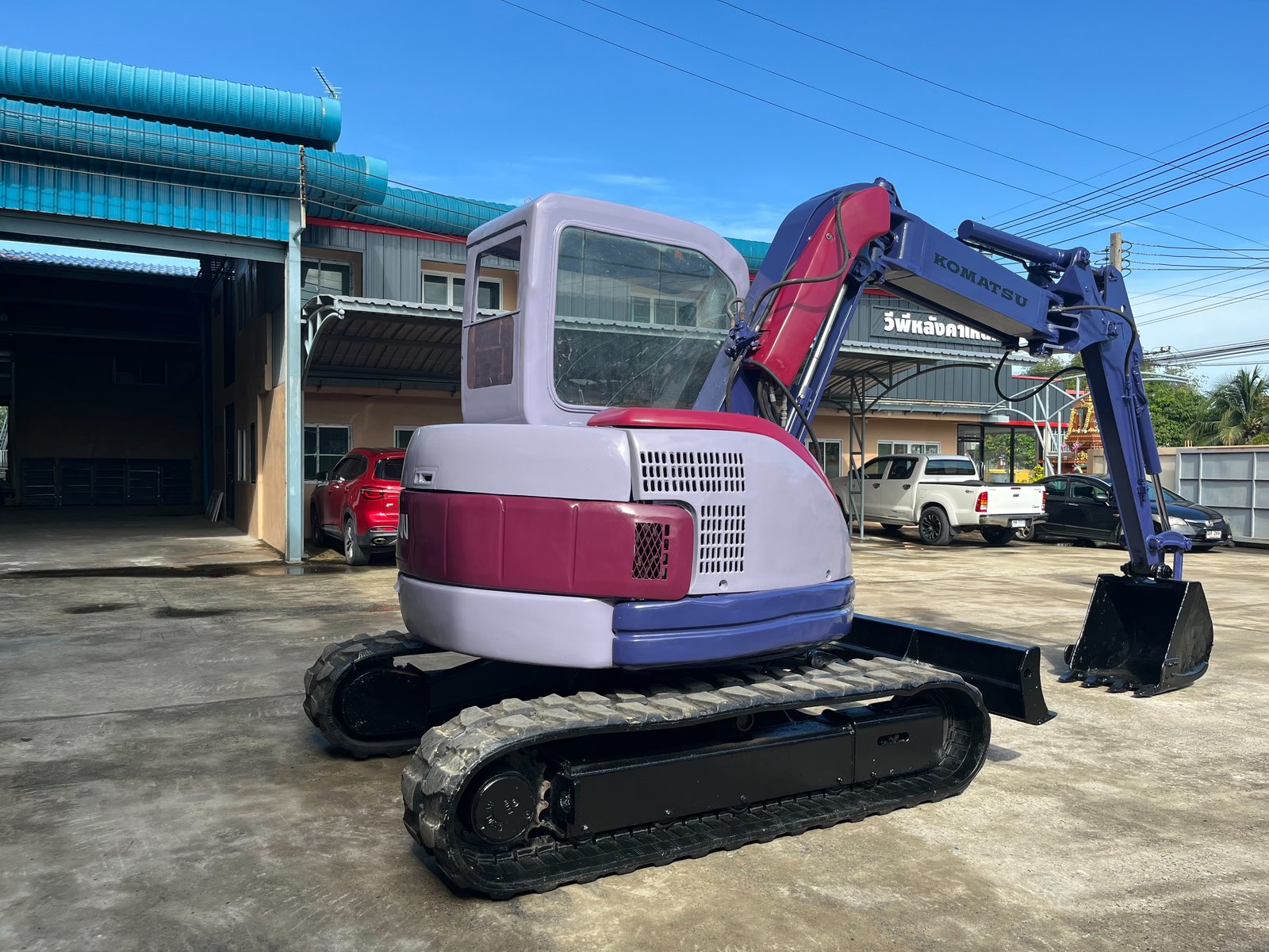 แมคโค Komatsu Pc 50 uu ไม่เคยใช้ในไทย นับ1000รายการจากญี่ปุ่น