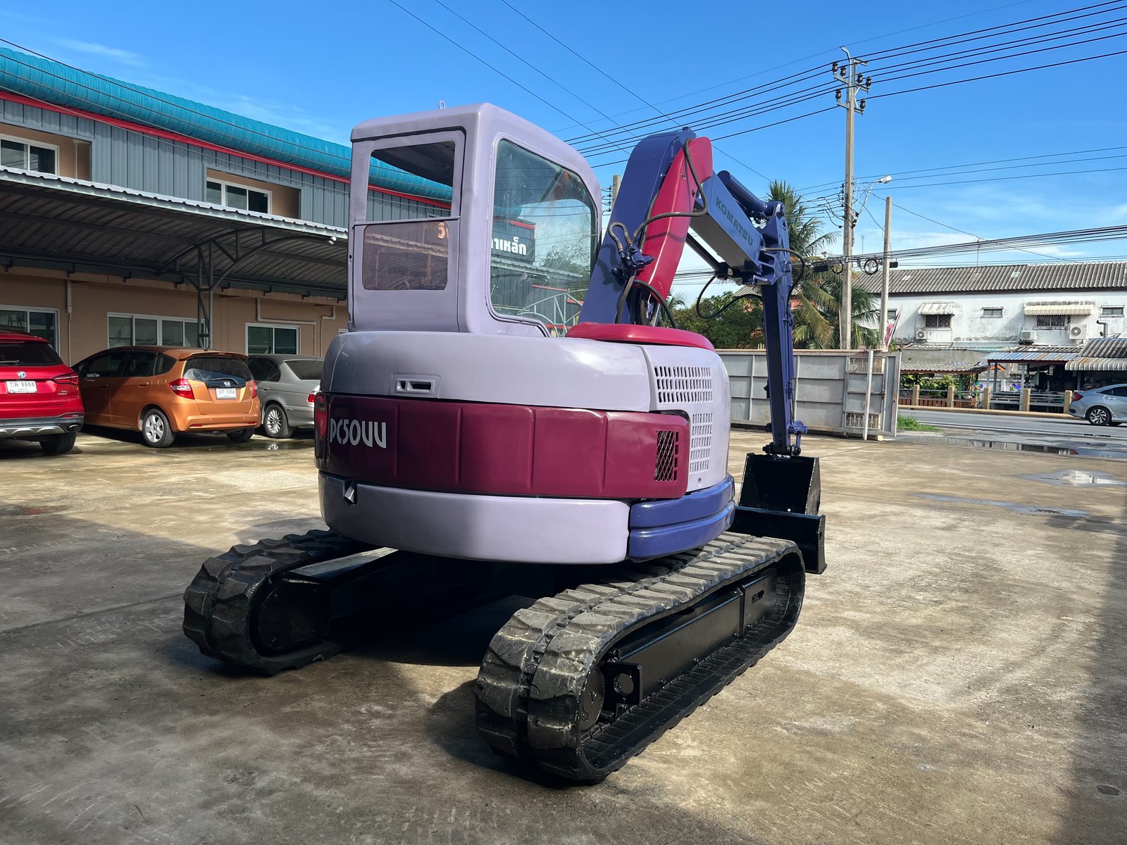 แมคโค Komatsu Pc 50 uu ไม่เคยใช้ในไทย นับ1000รายการจากญี่ปุ่น