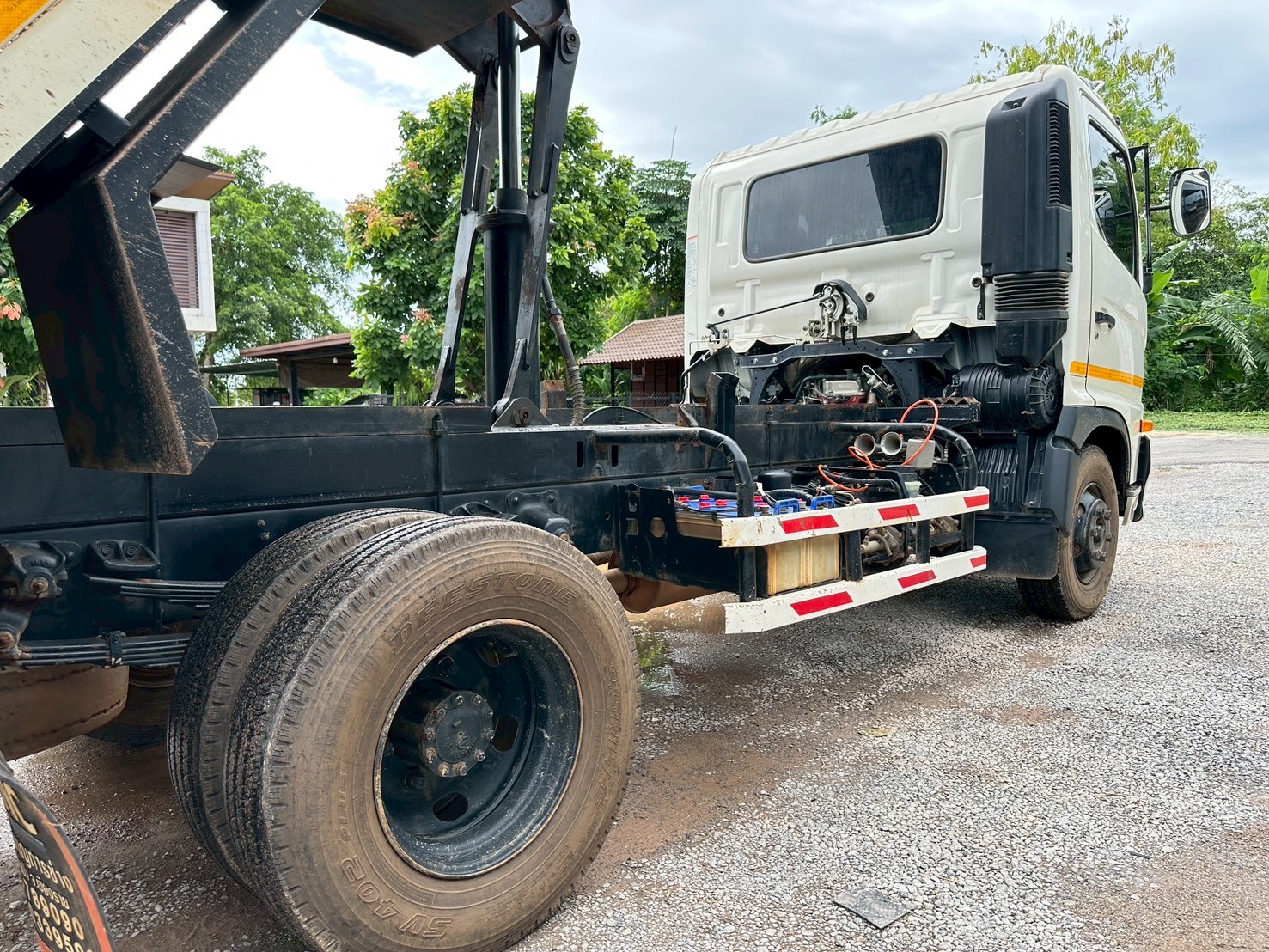 HINO FC9JE1A หกล้อดั้มพ์5คิว ไมล์แท้หลักหมื่น