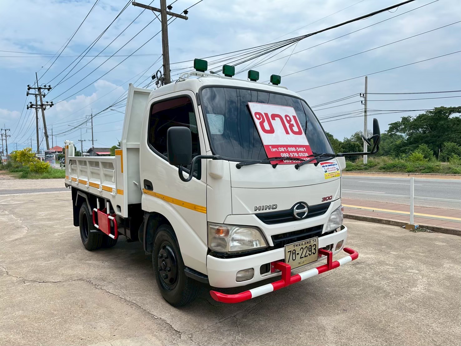 HINO XZU หกล้อดั้มพ์ 3คิว รถห้างพร้อมใช้งาน ราคาถูก