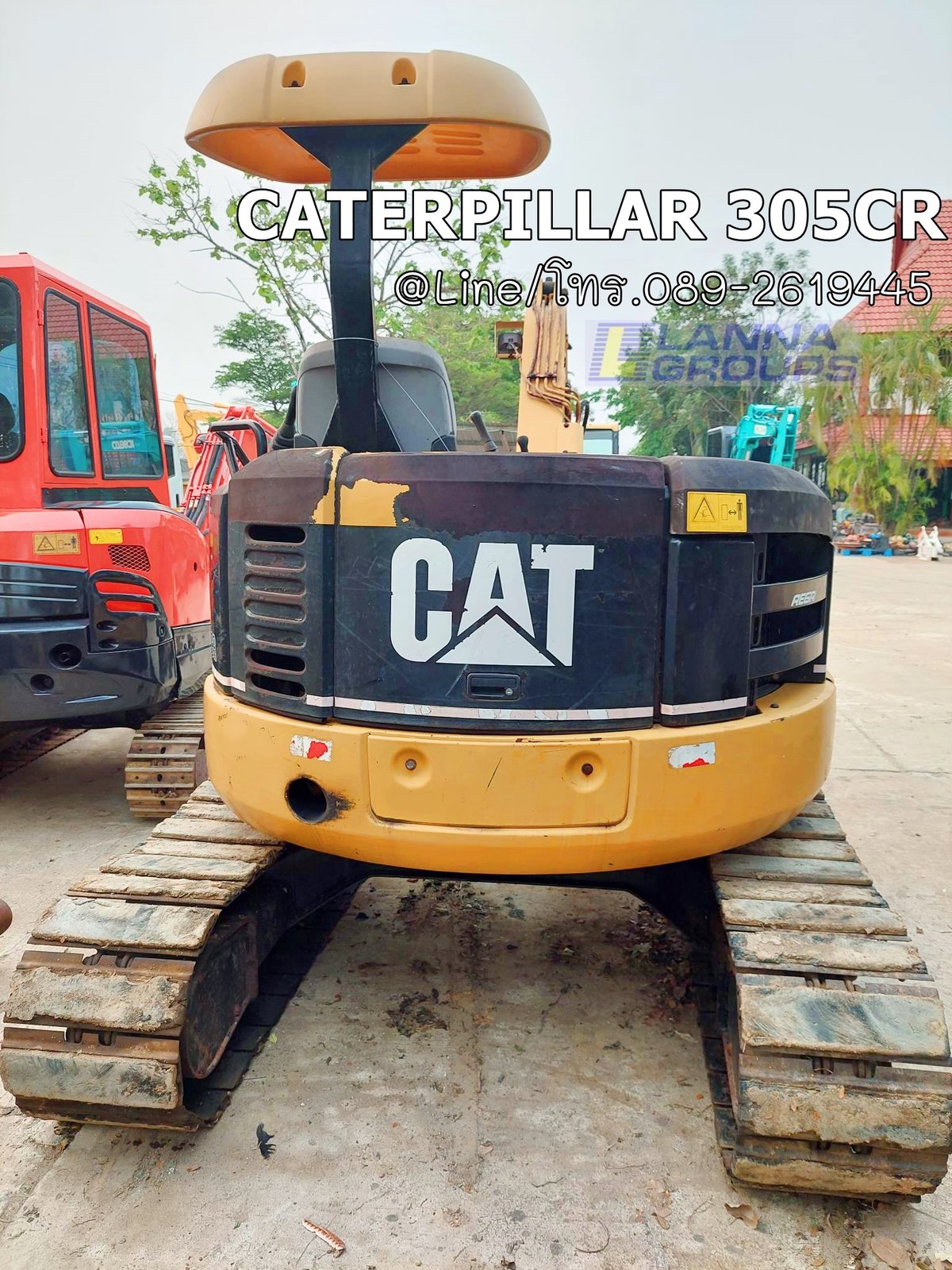 CATERPILLAR 305CR รถเดิมๆเก่านอก, เครื่องมิตซูบิชิK4N, จำนวน 4 สูบ, คอนโทรลสั้น, ปั้มนิ้ว, มีเอกสาร,ยังไม่เคยใช้งานในไทย CATERPILLAR 305CR รถเดิมๆเก่านอก, เครื่องมิตซูบิชิK4N, จำนวน 4 สูบ, คอนโทรลสั้น, ปั้มนิ้ว, มีเอกสาร,ยังไม่เคยใช้งานในไทย
