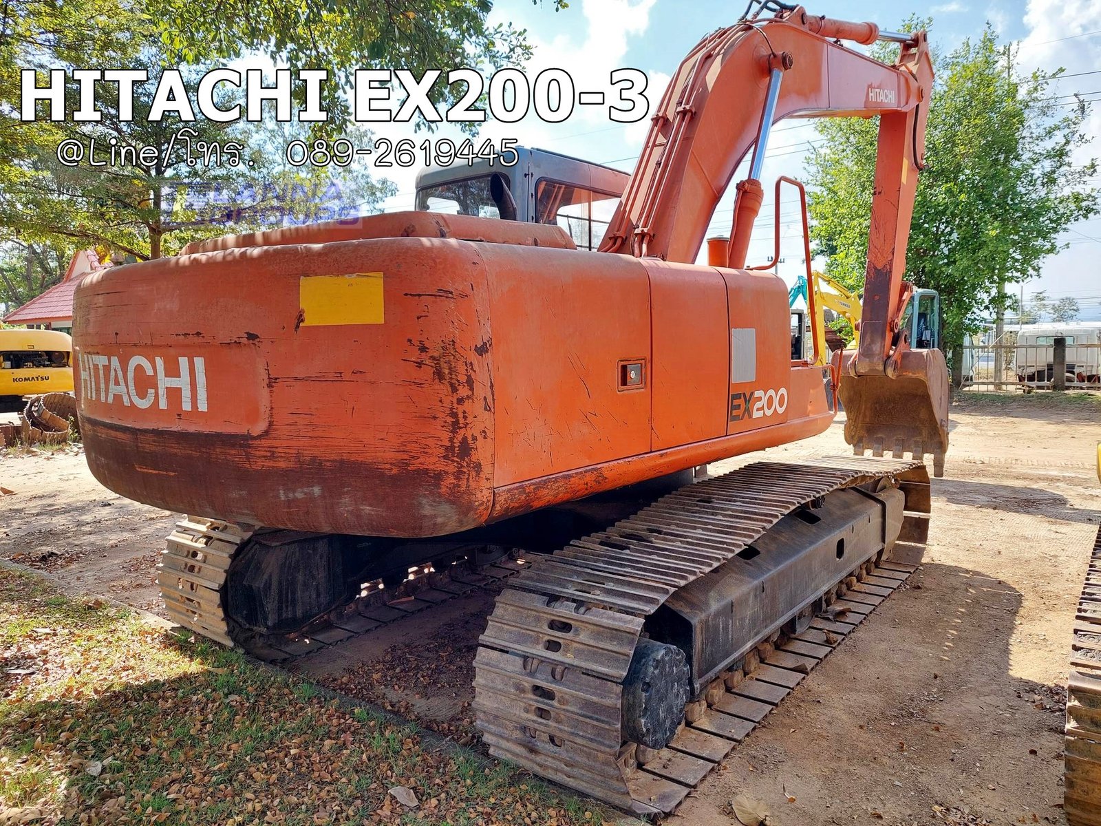 HITACHI EX200-3 เลขชั่วโมง 8,xxx มีแอร์, ไฟฟ้าครบ, เครื่องยนต์ ISUZU 6BD1 เก่านอก, มีเอกสาร,ยังไม่เค HITACHI EX200-3 เลขชั่วโมง 8,xxx มีแอร์, ไฟฟ้าครบ, เครื่องยนต์ ISUZU 6BD1 เก่านอก, มีเอกสาร,ยังไม่เค