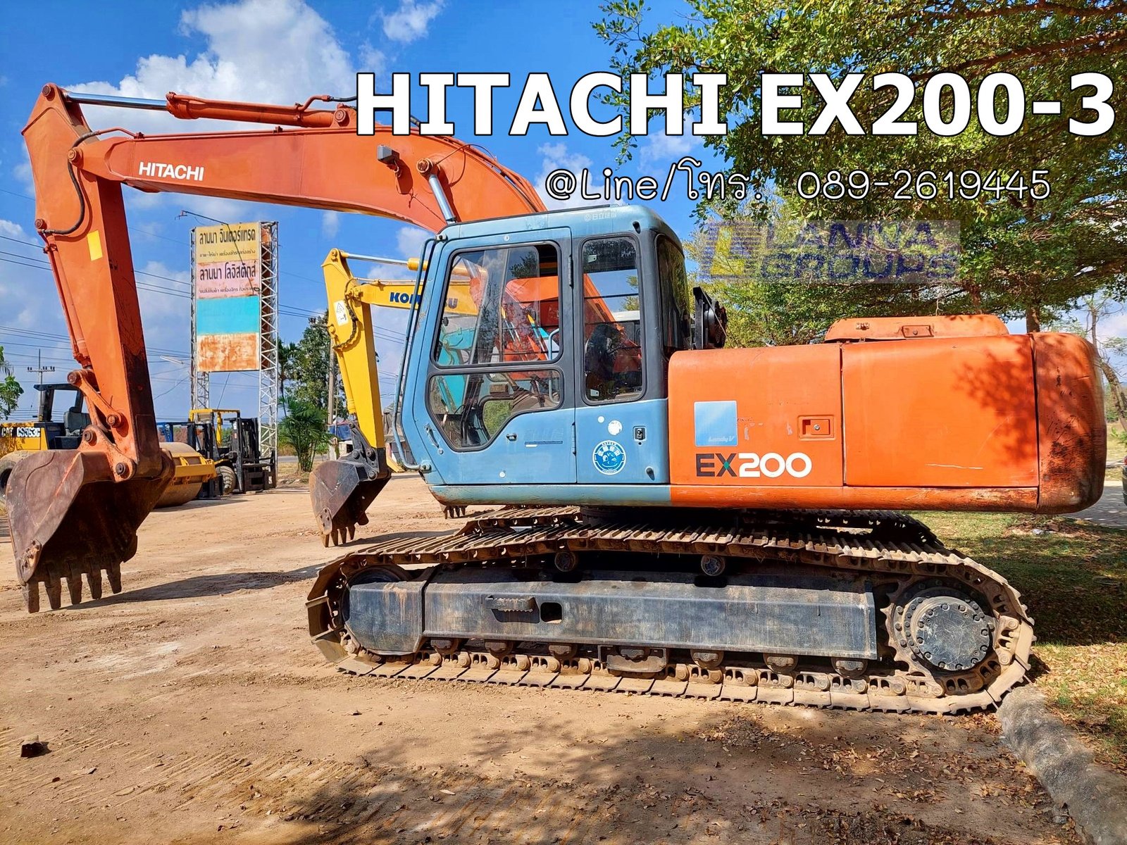 HITACHI EX200-3 เลขชั่วโมง 8,xxx มีแอร์, ไฟฟ้าครบ, เครื่องยนต์ ISUZU 6BD1 เก่านอก, มีเอกสาร,ยังไม่เค HITACHI EX200-3 เลขชั่วโมง 8,xxx มีแอร์, ไฟฟ้าครบ, เครื่องยนต์ ISUZU 6BD1 เก่านอก, มีเอกสาร,ยังไม่เค