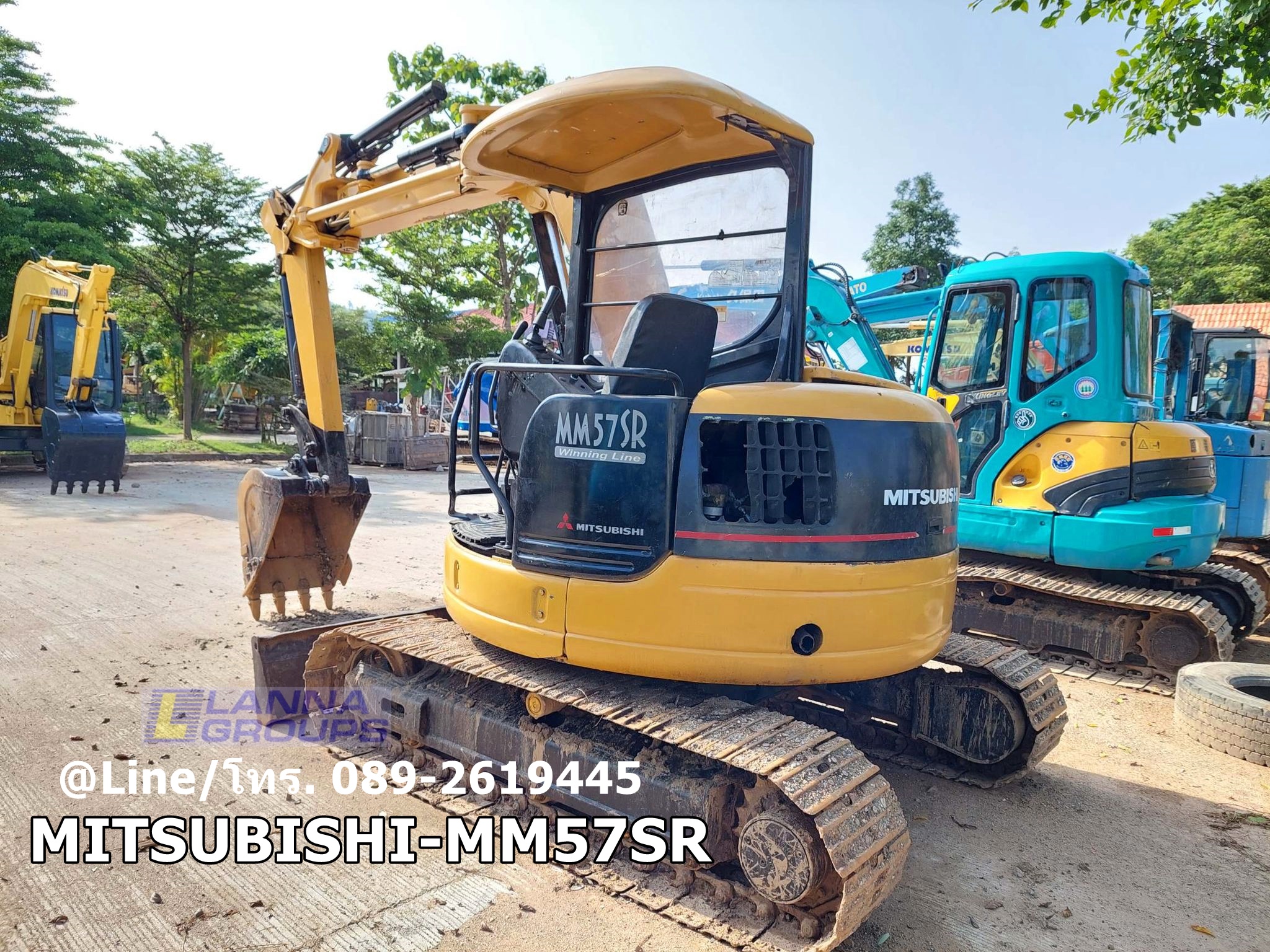ขายรถขุดMITSUBISHI-MM57SR เครื่องยนต์มิตซูบิชิ K4N จำนวน 4 สูบ, คอนโทรลน้ำมัน, ปั๊มนิ้ว, แทรคเหล็ก, ขายรถขุดMITSUBISHI-MM57SR เครื่องยนต์มิตซูบิชิ K4N จำนวน 4 สูบ, คอนโทรลน้ำมัน, ปั๊มนิ้ว, แทรคเหล็ก,