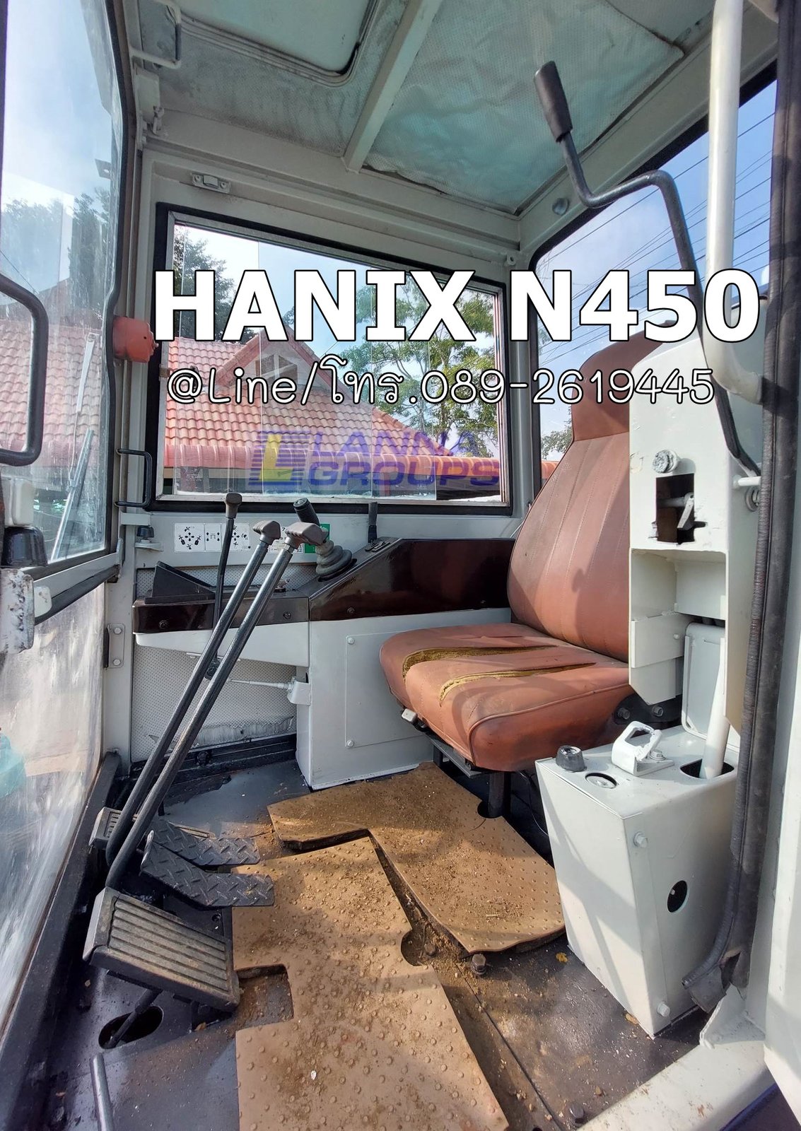 HANIX N450 เครื่องยนต์มิตซูบิชิK4M , คอนโทรลน้ำมัน, ปั้มเฟือง, รถเก่านอก, มีเอกสาร, ยังไม่เคยใช้งานใ