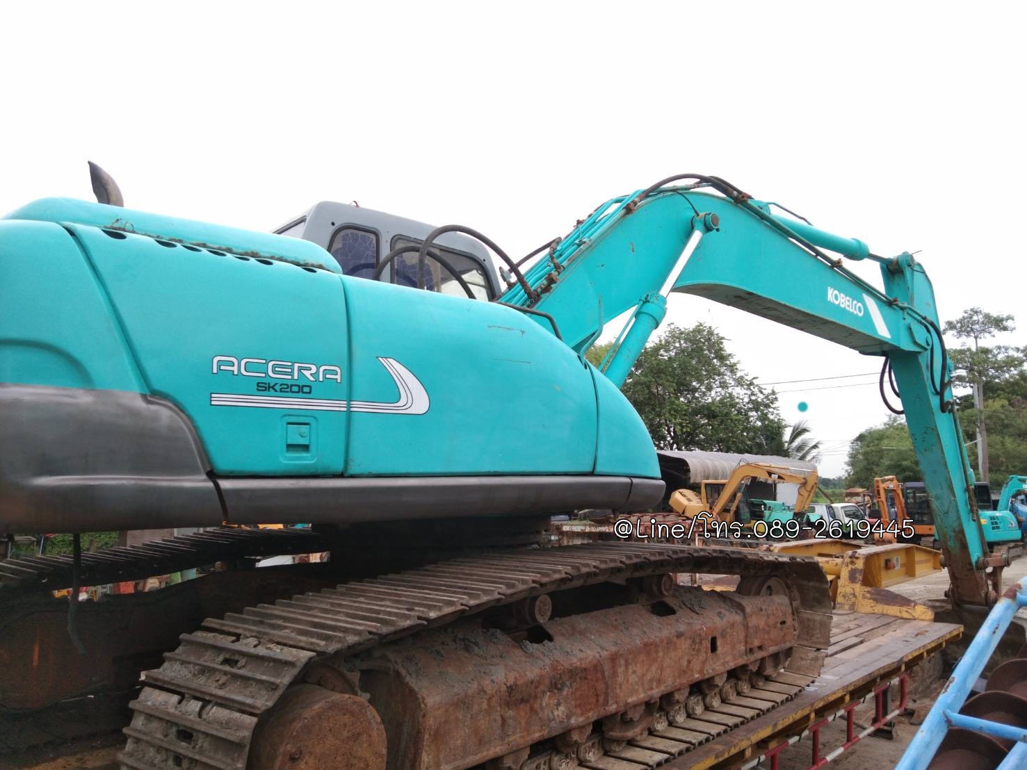 KOBELCO SK200-5 Super จอล่าง,เดิมๆเก่านอก,มีเอกสาร,ยังไม่เคยใช้ในไทย
