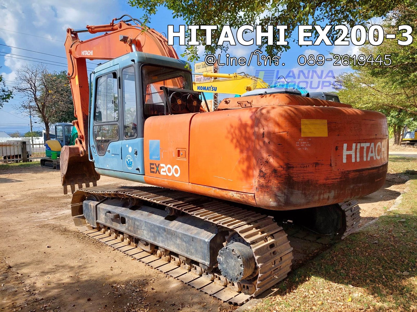 HITACHI EX200-3 เลขชั่วโมง 8,xxx มีแอร์, ไฟฟ้าครบ, เครื่องยนต์ ISUZU 6BD1 เก่านอก, มีเอกสาร,ยังไม่เค HITACHI EX200-3 เลขชั่วโมง 8,xxx มีแอร์, ไฟฟ้าครบ, เครื่องยนต์ ISUZU 6BD1 เก่านอก, มีเอกสาร,ยังไม่เค