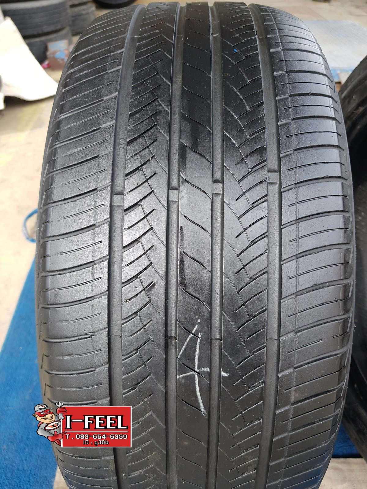 ยางWestlake 235-50R18 ปี2020 ไม่ปะ สภาพดี มี 4เส้น1,600บาท รับเอง