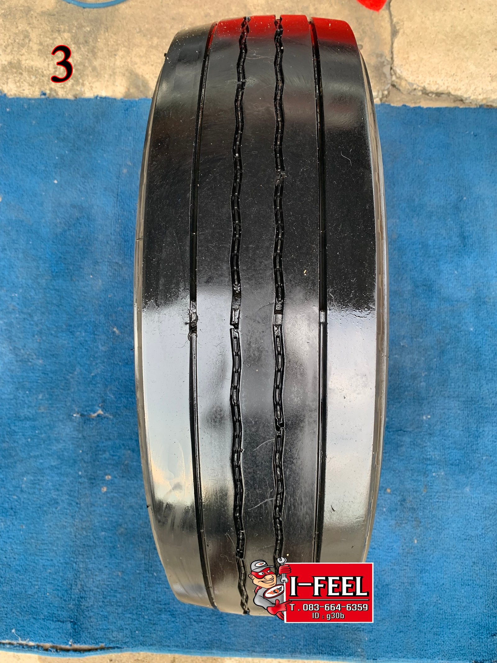 Radial Tire มือ2 ใช้แล้ว ใช้สำหรับรถบรรทุกและรถโดยสาร ขนาดกลาง