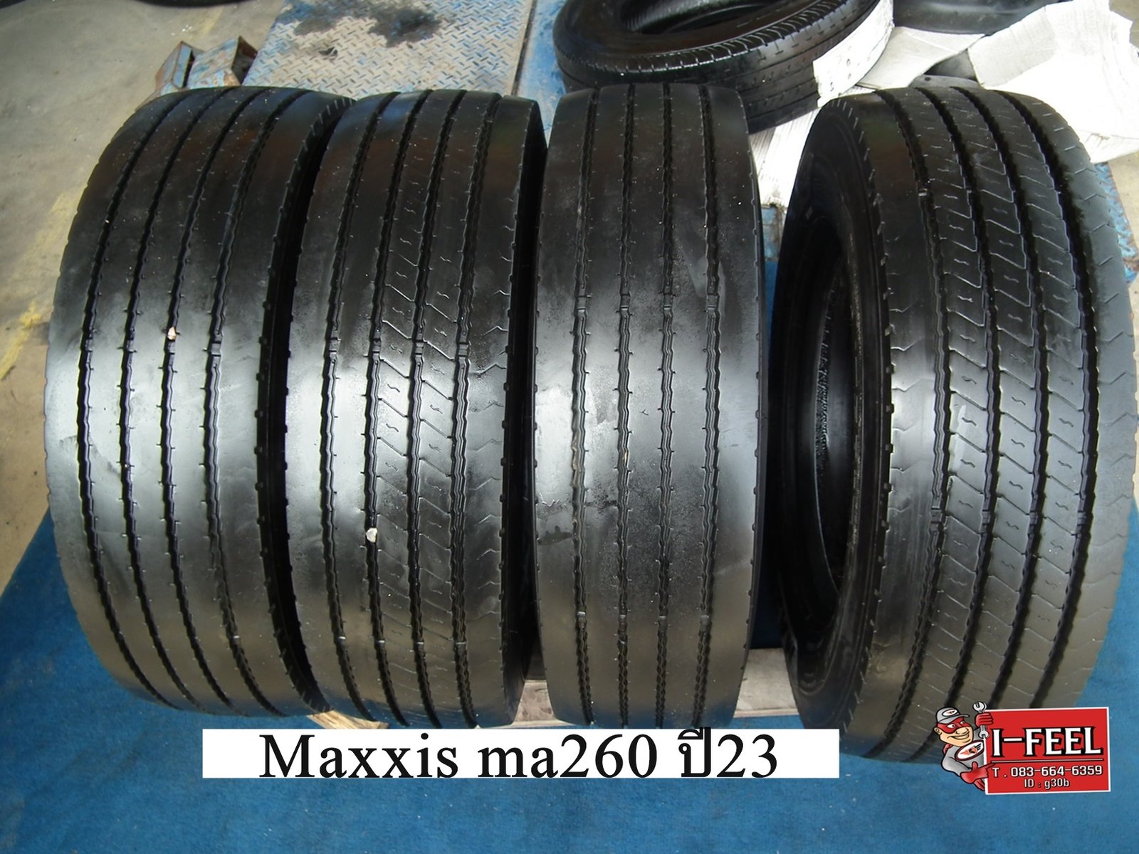 Radial ใช้แล้ว 215-75r17.5 maxxis มี 8เส้น คละปีผลิต มี 2รุ่น