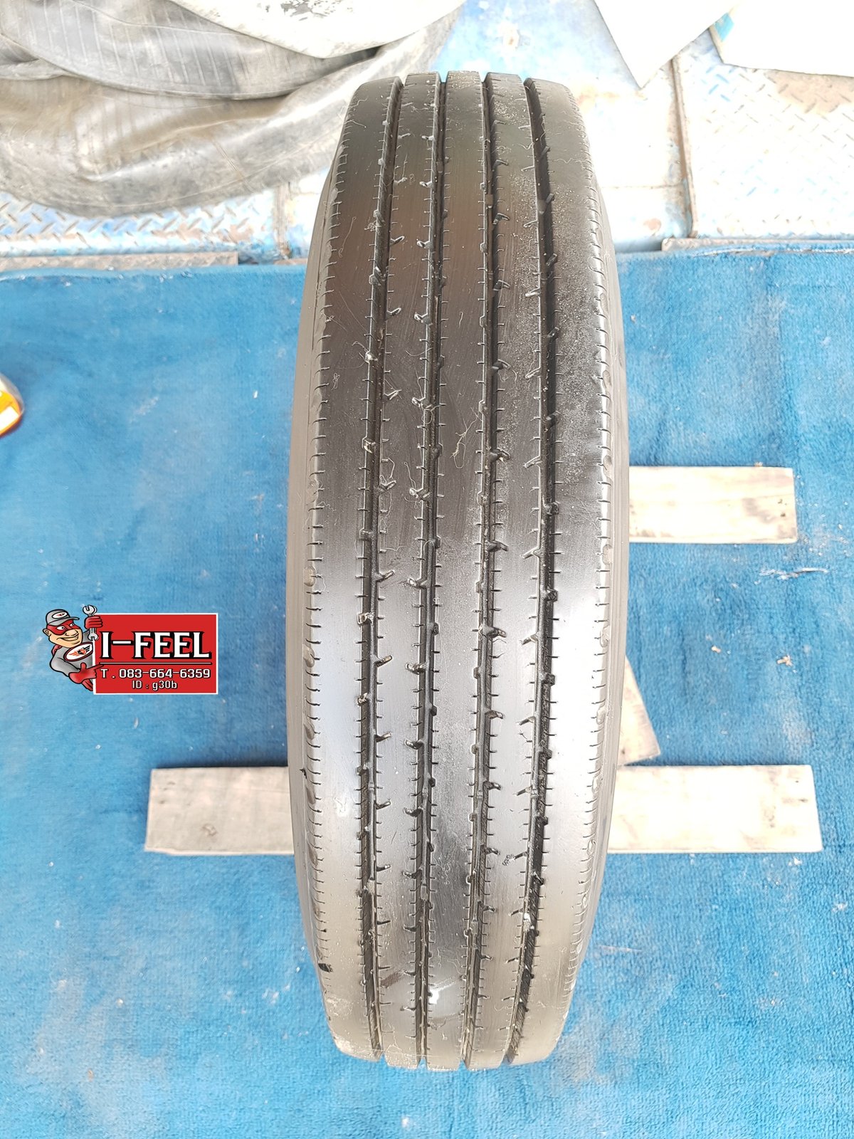 ยี่ห้อBridgestone 700r16 ปี20 มี2ชุด ยางใน รองคอครบ