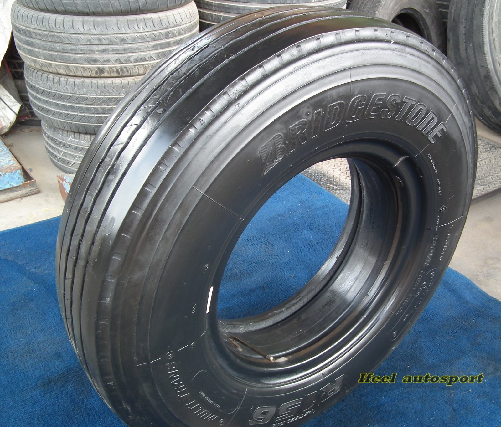 ยางมือ2 BS รถไซส์กลางใช้แล้ว 7.50r16 radial 5เส้น 2,150฿ ปี2016