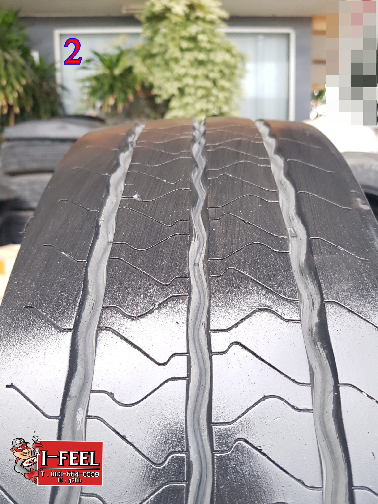 Radial Tire มือ2 ใช้แล้ว ใช้สำหรับรถบรรทุกและรถโดยสาร ขนาดกลาง