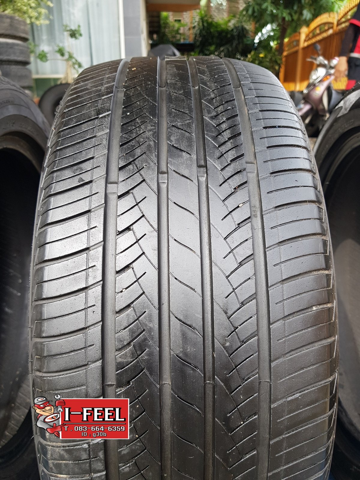 ยางWestlake 235-50R18 ปี2020 ไม่ปะ สภาพดี มี 4เส้น1,600บาท รับเอง