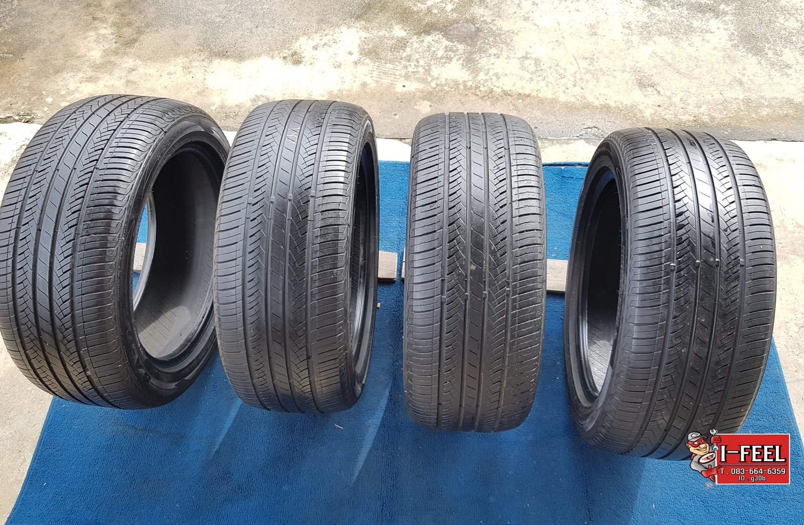 ยางWestlake 235-50R18 ปี2020 ไม่ปะ สภาพดี มี 4เส้น1,600บาท รับเอง