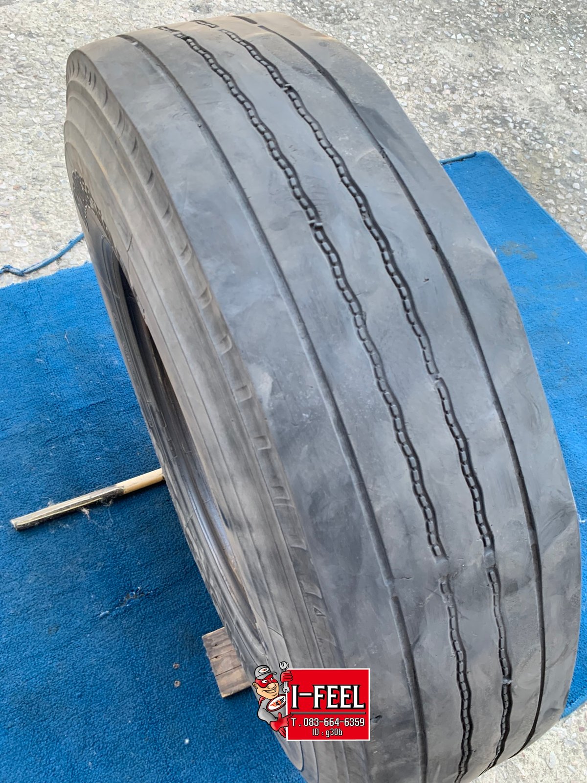 ยางมือ2 พร้อมใช้ Bridgestone 8.25r16 รุ่น r156 คละปี มี 5เส้น