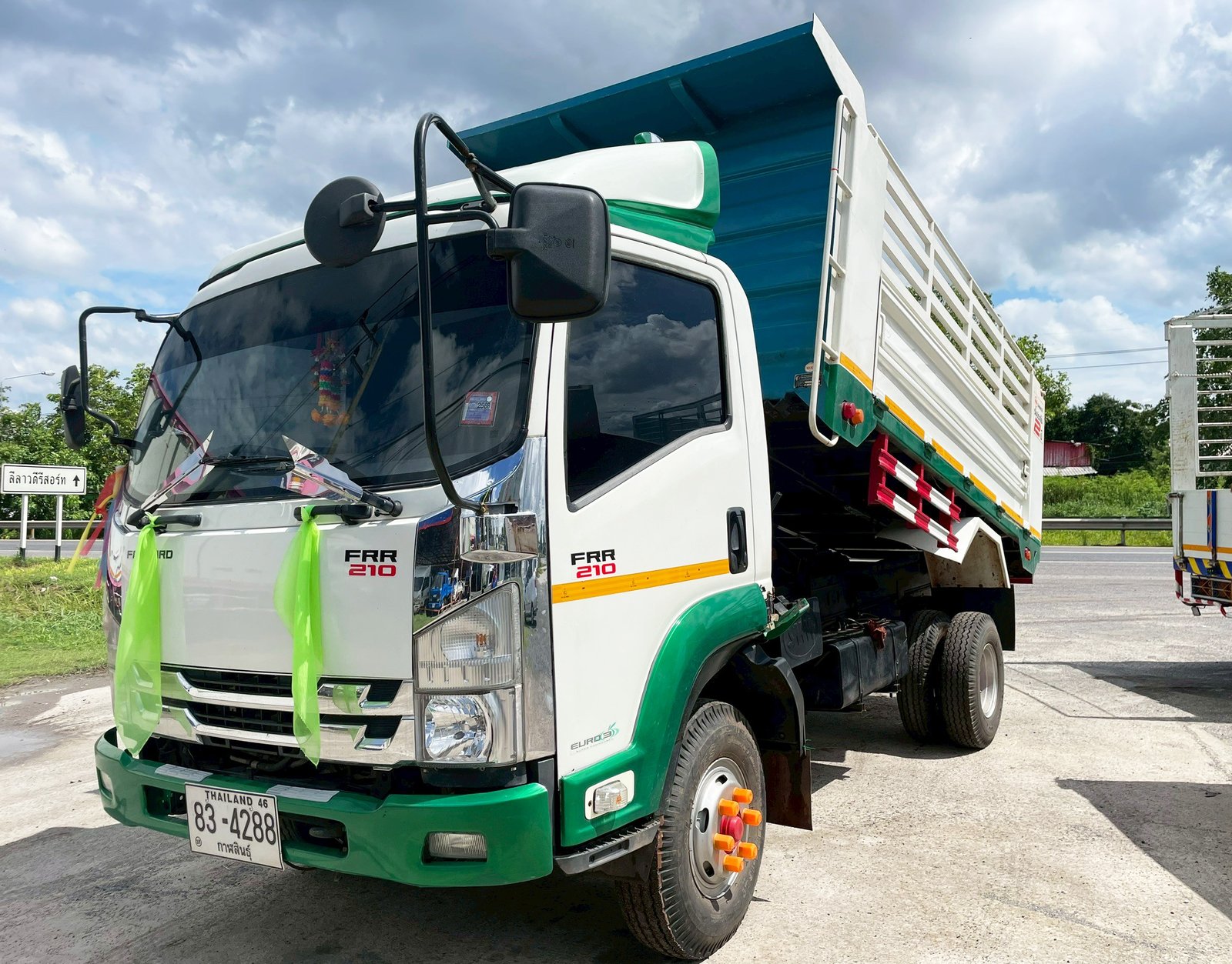 6 ล้อ ดั้ม เขียวเหนี่ยวทรัพย์ มาแล้ว 🚛 ISUZU FRR90 210 แรง ปี 52
