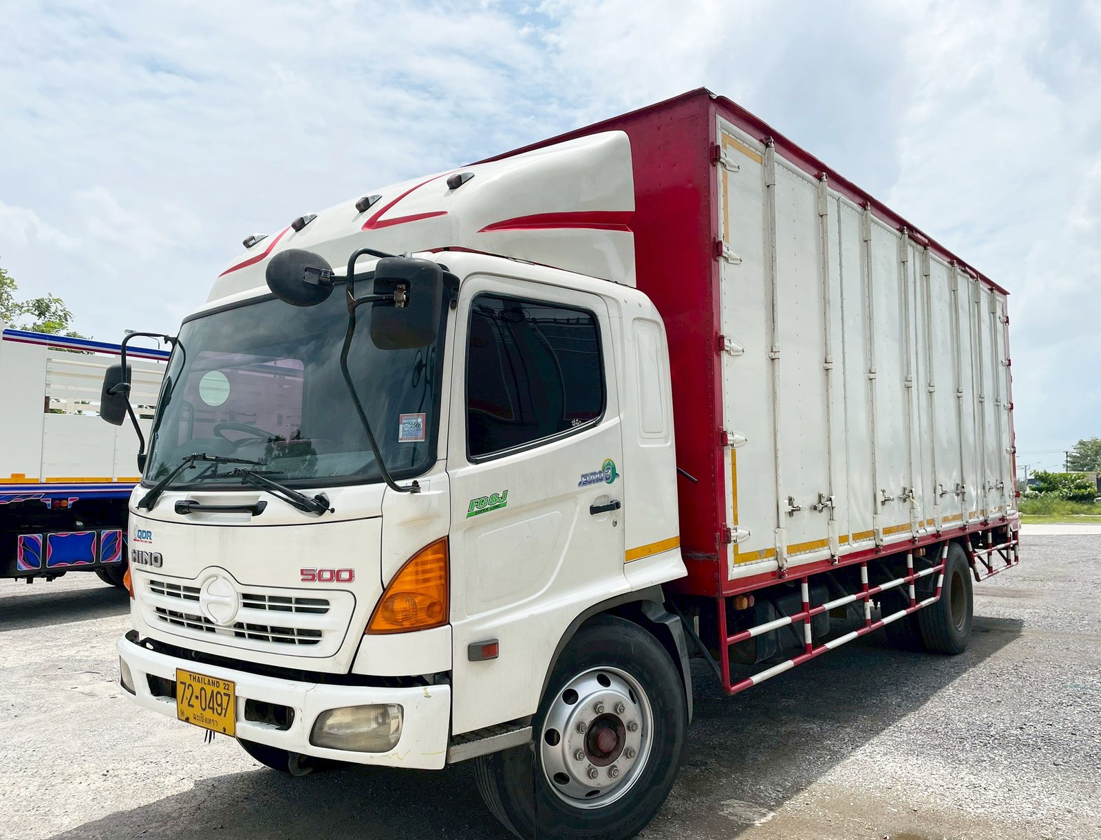 6 ล้อ ตู้บรรทุก มาอีกคันครับ HINO FG1J 212 แรง ปี 46