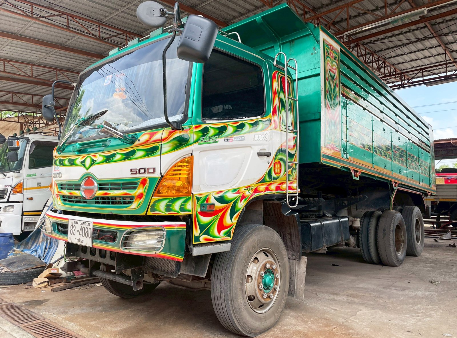 สิบล้อดั้ม คันแรง มาแล้วครับ 🚛 HINO FM2P 380 แรง ปี 54