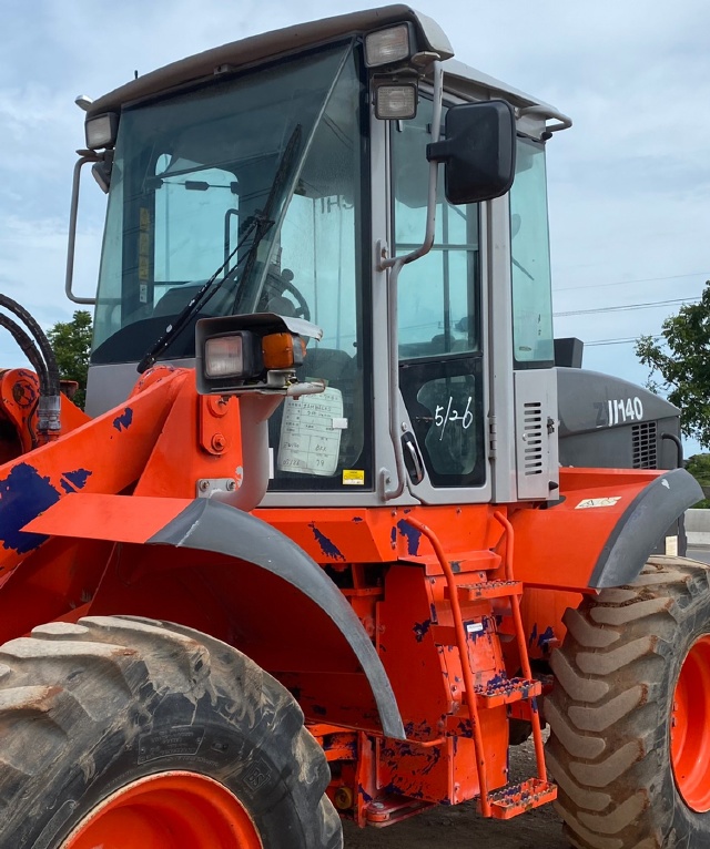 ขายรถตักล้อยาง HITACHI ZW140 นำเข้าจากญี่ปุ่น พร้อมใช้ มีVDOการทำงานครับ