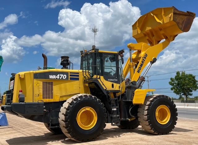 ขายรถตักล้อยาง KOMATSU WA470-7 ปี 2014 นำเข้าจากญี่ปุ่น พร้อมใช้ มีVDOการทำงานครับ ขายรถตักล้อยาง KOMATSU WA470-7 ปี 2014 นำเข้าจากญี่ปุ่น พร้อมใช้ มีVDOการทำงานครับ