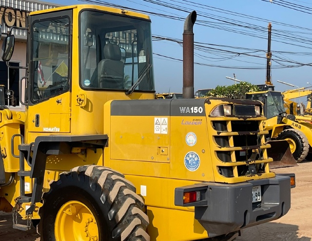 ขายรถตักล้อยาง KOMATSU WA150-3E นำเข้าจากญี่ปุ่น พร้อมใช้ มีVDOการทำงานครับ