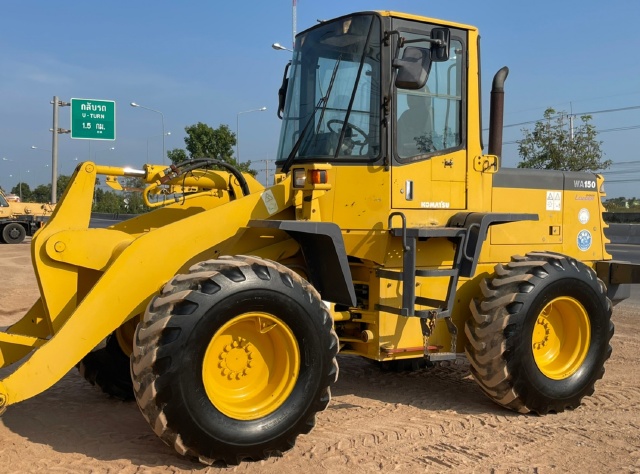 ขายรถตักล้อยาง KOMATSU WA150-3E นำเข้าจากญี่ปุ่น พร้อมใช้ มีVDOการทำงานครับ