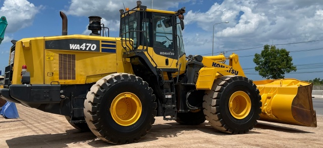 ขายรถตักล้อยาง KOMATSU WA470-7 ปี 2014 นำเข้าจากญี่ปุ่น พร้อมใช้ มีVDOการทำงานครับ ขายรถตักล้อยาง KOMATSU WA470-7 ปี 2014 นำเข้าจากญี่ปุ่น พร้อมใช้ มีVDOการทำงานครับ