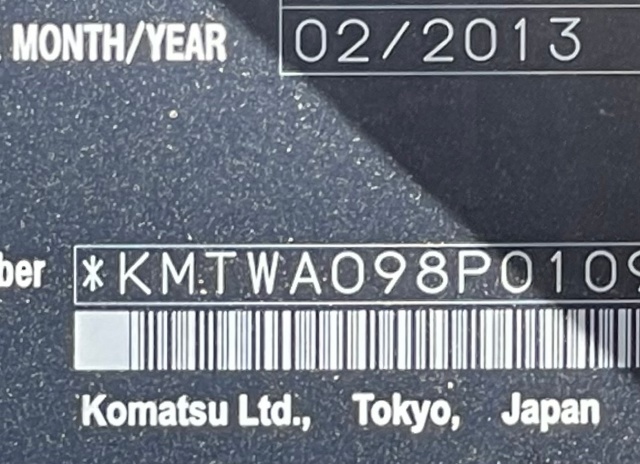 ขายรถตักล้อยาง KOMATSU WA480-6 ปี 2013 นำเข้าจากญี่ปุ่น พร้อมใช้ มีVDOการทำงานครับ