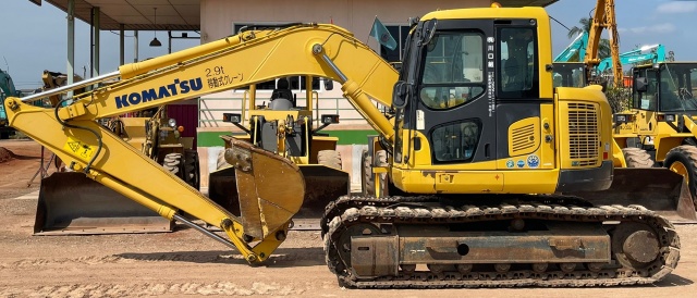 ขายรถขุด KOMATSU PC138US-8 ปี 2012 นำเข้าจากญี่ปุ่น พร้อมใช้ มีVDOการทำงานครับ