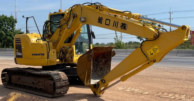 ขายรถขุด KOMATSU PC138US-8 ปี 2012 นำเข้าจากญี่ปุ่น พร้อมใช้ มีVDOการทำงานครับ