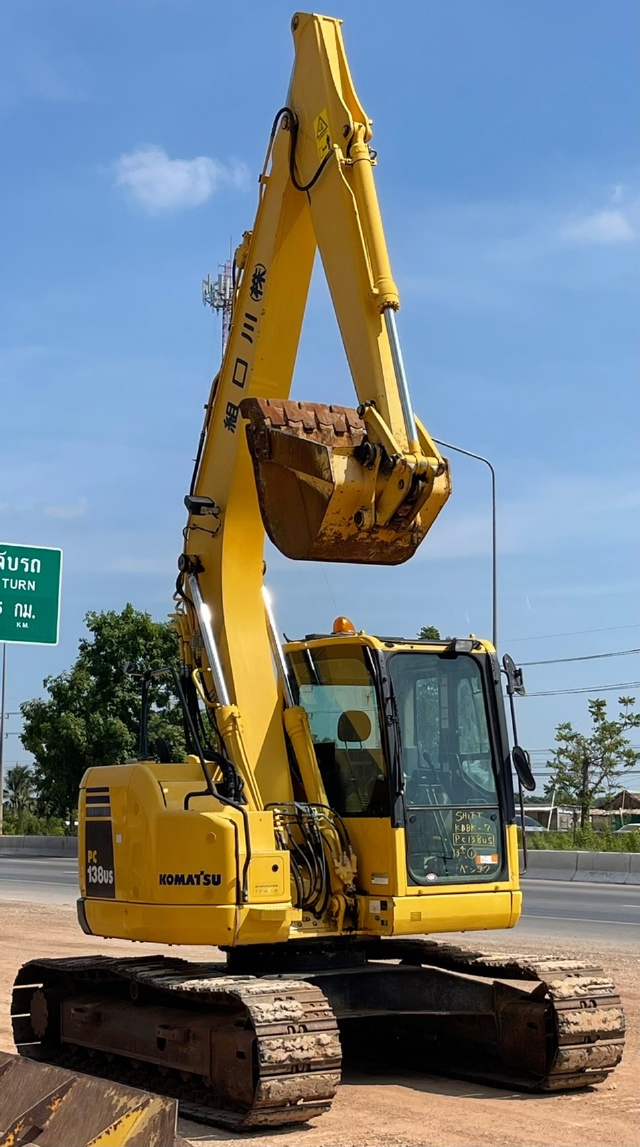 ขายรถขุด KOMATSU PC138US-8 ปี 2012 นำเข้าจากญี่ปุ่น พร้อมใช้ มีVDOการทำงานครับ
