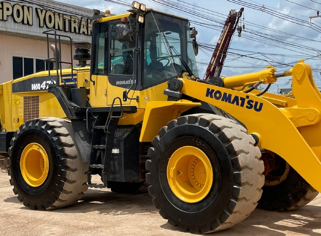 ขายรถตักล้อยาง KOMATSU WA470-7 ปี 2014 นำเข้าจากญี่ปุ่น พร้อมใช้ มีVDOการทำงานครับ