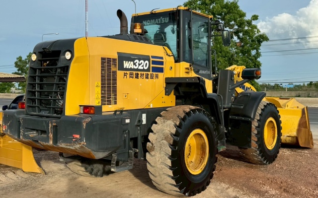 ขายรถตักล้อยาง KOMATSU WA320-8 ปี 2019 พร้อมใช้ มีVDOการทำงานครับ