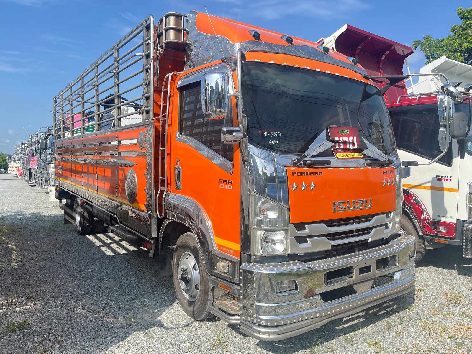 หกล้อคอกสูง ISUZU FRR 210แรง ปี 63 (3563)