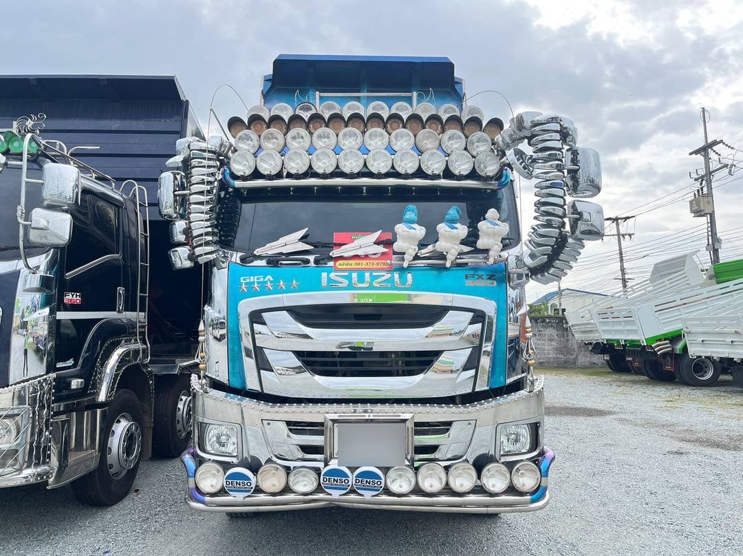 สิบล้อดั้มพ์พ่วงแม่ลูก ISUZU FXZ 360แรง ปี 66 (5236,2075)