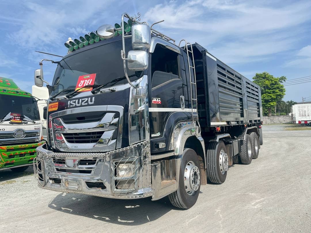 สิบสองล้อดั้มพ์พ่วงแม่ลูก ISUZU FYH 360แรง ปี 65 (3777,3778) สิบสองล้อดั้มพ์พ่วงแม่ลูก ISUZU FYH 360แรง ปี 65 (3777,3778)