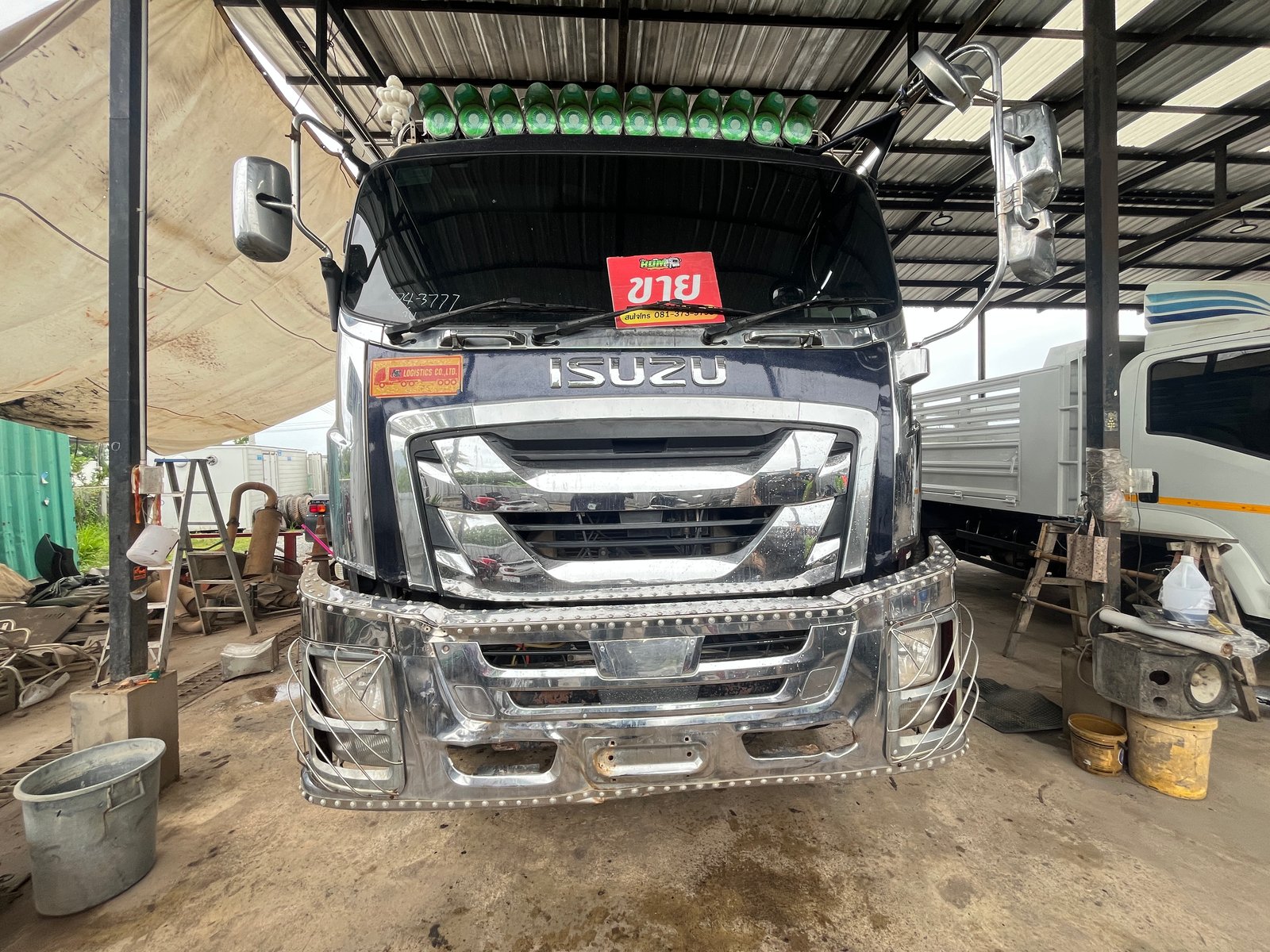 สิบสองล้อดั้มพ์พ่วงแม่ลูก ISUZU FYH 360แรง ปี 65 (3777,3778)