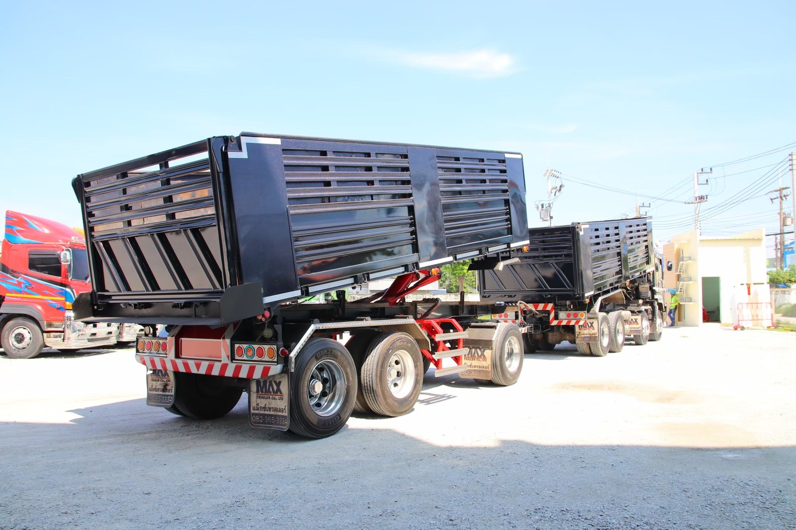 สิบสองล้อดั้มพ์พ่วงแม่ลูก ISUZU FYH 360แท้ ปี 65 (3777,3778) สิบสองล้อดั้มพ์พ่วงแม่ลูก ISUZU FYH 360แท้ ปี 65 (3777,3778)