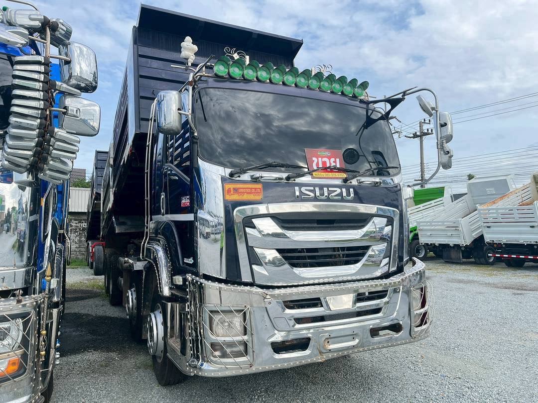 สิบสองล้อดั้มพ์พ่วงแม่ลูก ISUZU FYH 360แรง ปี 65 สิบสองล้อดั้มพ์พ่วงแม่ลูก ISUZU FYH 360แรง ปี 65